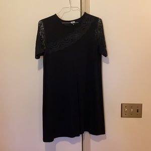 ASOS Design lace insert shift dress (size US 12)
